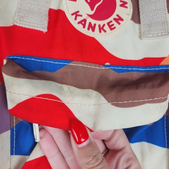 Fjällräven Kånken Mini Backpack – Multicolor Camo Print main image 6